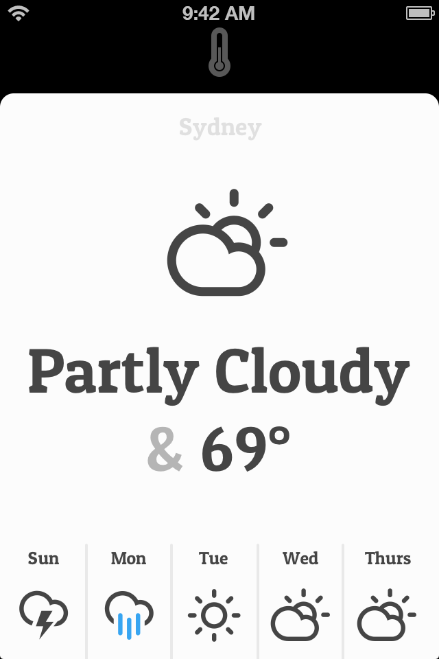 Conditions — Beautiful Weather Info on the Go! iPhone